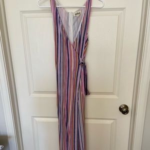 VICI - Listicle, striped, wide leg jump suit. EUC.